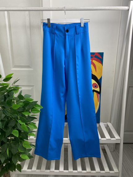 Weite Hose in Blau