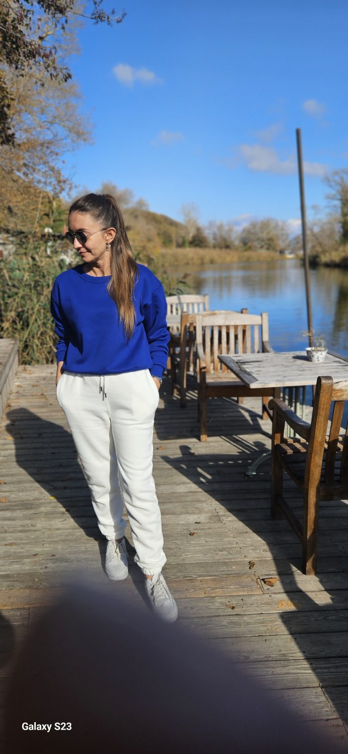 Sweatshirt mit Stehkragen und weichem Stoff