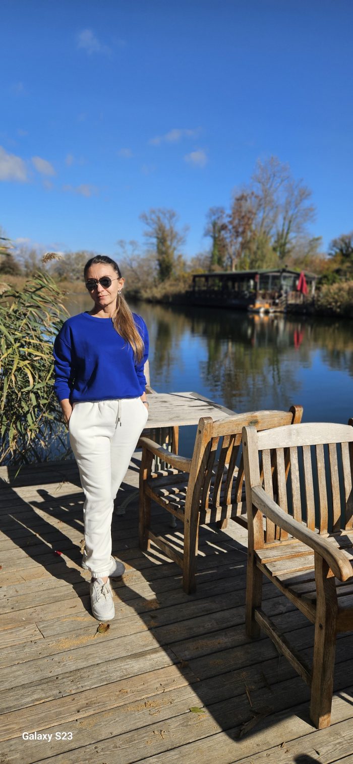 Sweatshirt mit Stehkragen und weichem Stoff